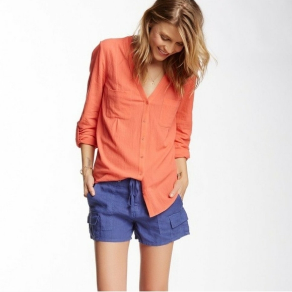Ultra Flirt Orange Tunic Top - Picture 1 of 7